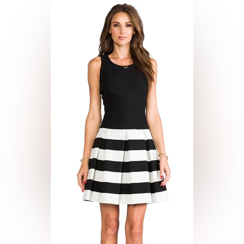 Milly black and white formal/cocktail dress. Worn once EUC. Size 2. No stretch